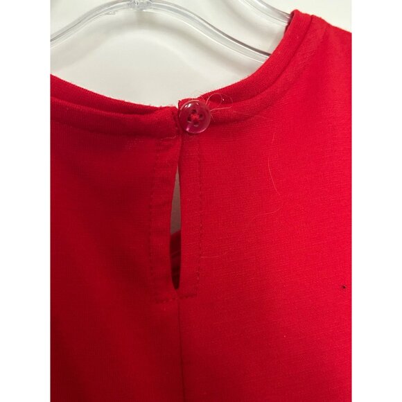 Cat & Jack Girls Red Sequin Sleeveless Dress XS (4/5) - Picture 3 of 5